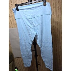 Eddie Bauer First Ascent Capris Womens 12 Blue Hiking Pants Stretch Zip...
